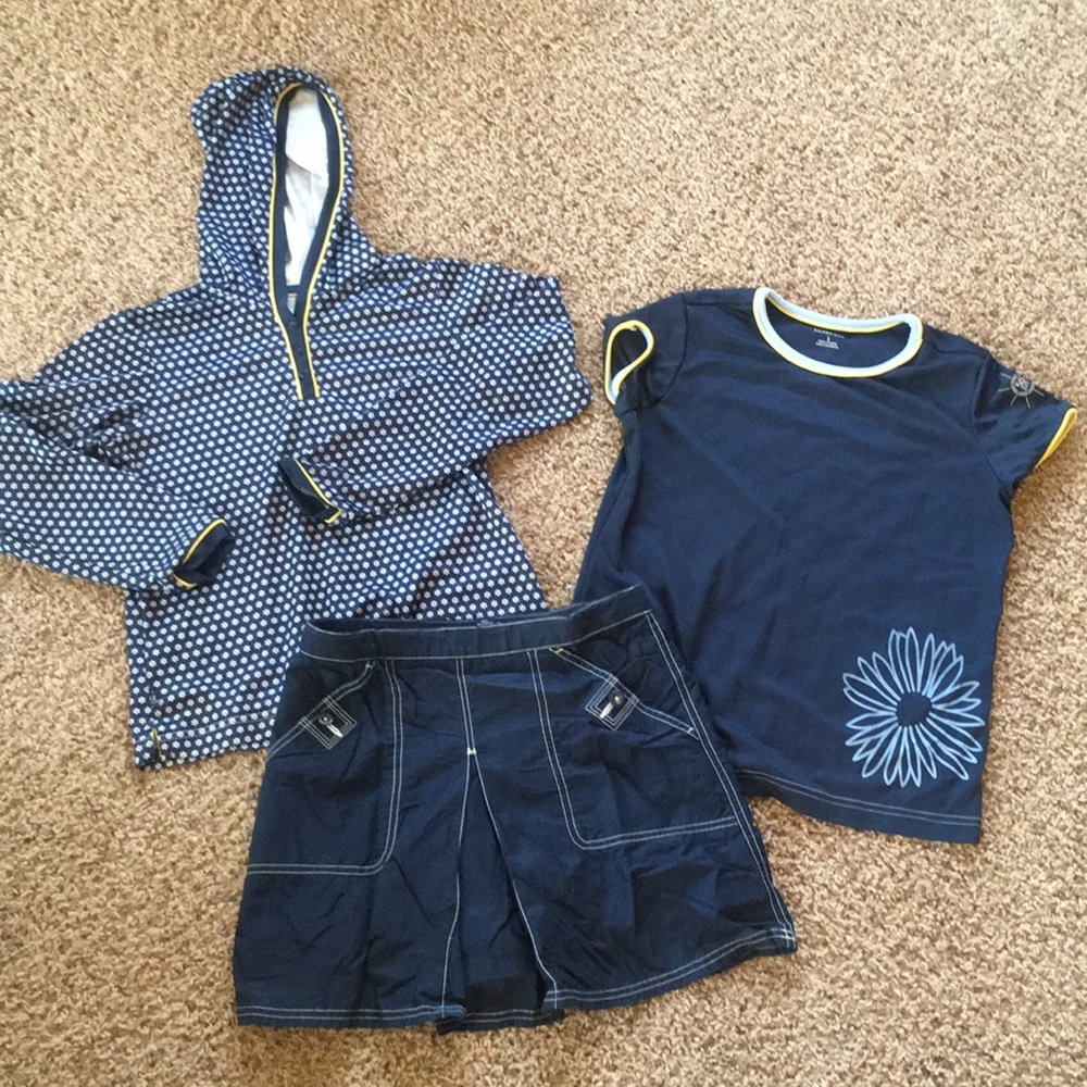 Land’s End 3-piece sun suit Girls 14